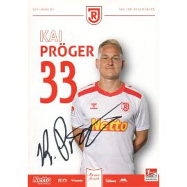 Autogramm Fussball | SSV Jahn Regensburg | 2024 | Kai PRÖGER