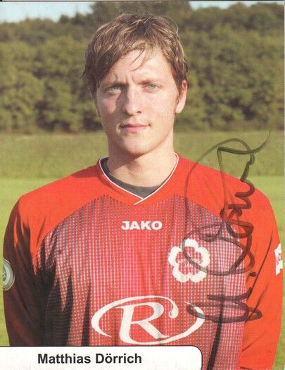 Autogramm Fussball | FC Nöttingen | 2004 | Matthias DÖRRICH