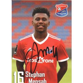 Autogramm Fussball | SpVgg Unterhaching | 2019 | Stephan MENSAH