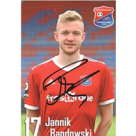 Autogramm Fussball | SpVgg Unterhaching | 2019 | Jannik BANDOWSKI
