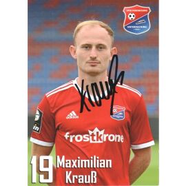 Autogramm Fussball | SpVgg Unterhaching | 2019 | Maximilian KRAUSS