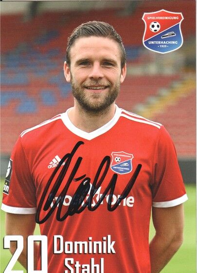 Autogramm Fussball | SpVgg Unterhaching | 2019 | Dominik STAHL 