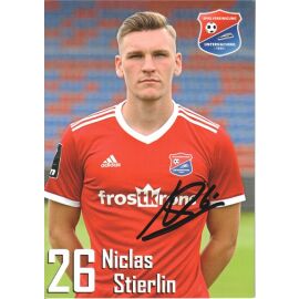 Autogramm Fussball | SpVgg Unterhaching | 2019 | Niclas STIERLIN