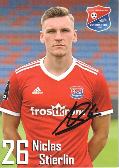 Autogramm Fussball | SpVgg Unterhaching | 2019 | Niclas STIERLIN