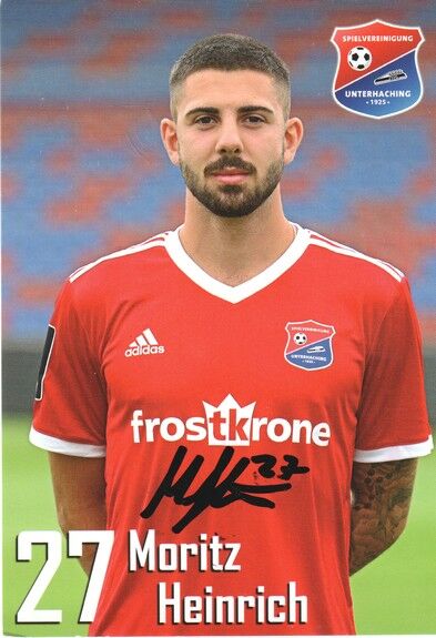 Autogramm Fussball | SpVgg Unterhaching | 2019 | Moritz HEINRICH
