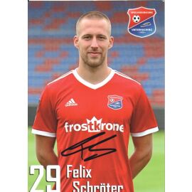 Autogramm Fussball | SpVgg Unterhaching | 2019 | Felix SCHRÖTER
