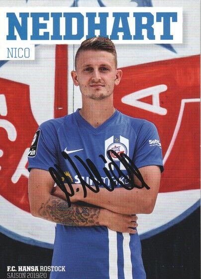 Autogramm Fussball | Hansa Rostock | 2019 | Nico NEIDHART