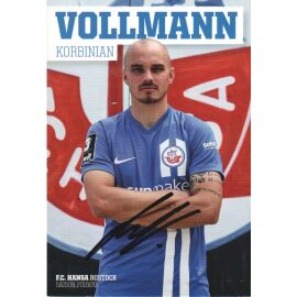 Autogramm Fussball | Hansa Rostock | 2019 | Korbinian VOLKMANN
