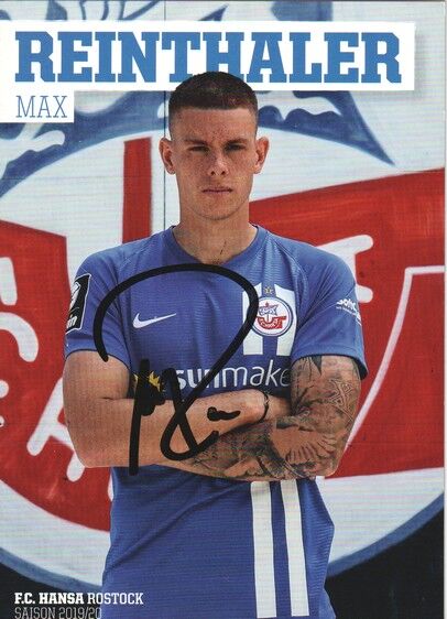 Autogramm Fussball | Hansa Rostock | 2019 | Max REINTHALER