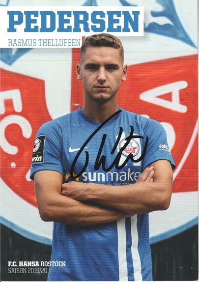 Autogramm Fussball | Hansa Rostock | 2019 | Rasmus PEDERSEN