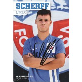Autogramm Fussball | Hansa Rostock | 2019 | Lukas SCHERFF