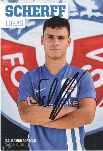 Autogramm Fussball | Hansa Rostock | 2019 | Lukas SCHERFF