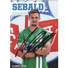 Autogramm Fussball | Hansa Rostock | 2019 | Alexander SEBALD