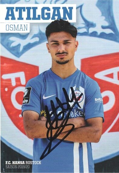 Autogramm Fussball | Hansa Rostock | 2019 | Osman ATILGAN