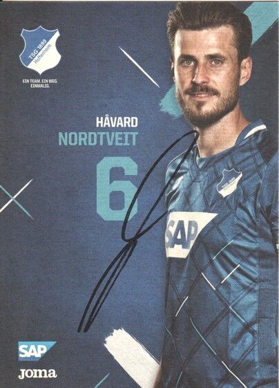 Autogramm Fussball | TSG 1899 Hoffenheim | 2019 | Havard NORDTVEIT