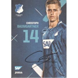Autogramm Fussball | TSG 1899 Hoffenheim | 2019 | Christoph BAUMGARTNER