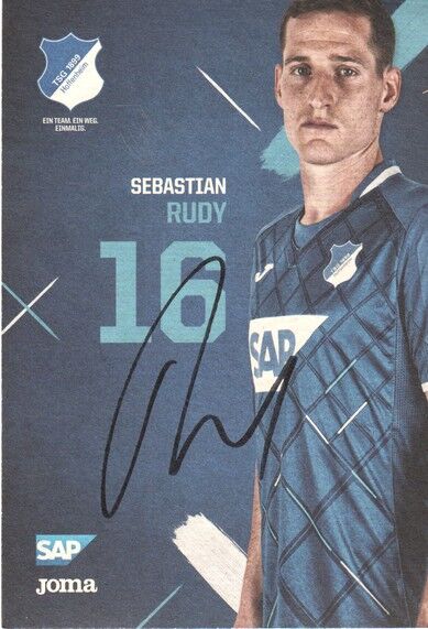 Autogramm Fussball | TSG 1899 Hoffenheim | 2019 | Sebastian RUDY
