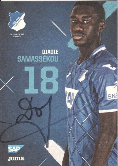 Autogramm Fussball | TSG 1899 Hoffenheim | 2019 | Diadie SAMASSEKOU