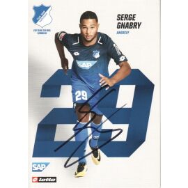 Autogramm Fussball | TSG 1899 Hoffenheim | 2017 | Serge GNABRY