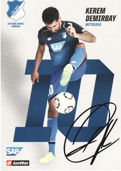 Autogramm Fussball | TSG 1899 Hoffenheim | 2017 | Kerem DEMIRBAY