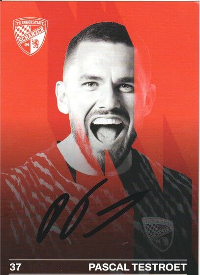 Autogramm Fussball | FC Ingolstadt 04 | 2023 | Pascal TESTROET