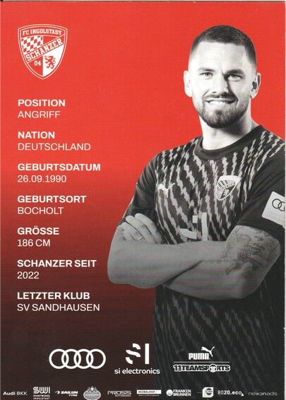 Autogramm Fussball | FC Ingolstadt 04 | 2023 | Pascal TESTROET