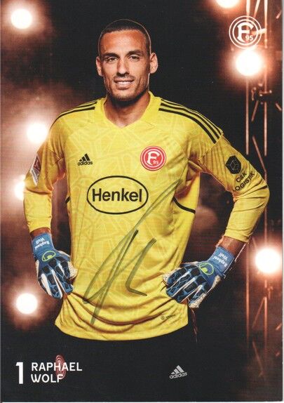 Autogramm Fussball | Fortuna Düsseldorf | 2022 | Raphael WOLF