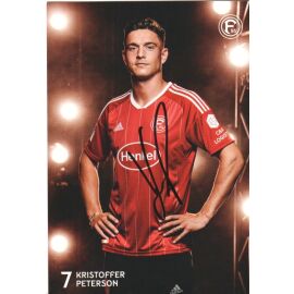 Autogramm Fussball | Fortuna Düsseldorf | 2022 | Kristoffer PETERSON