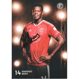 Autogramm Fussball | Fortuna Düsseldorf | 2022 | Kwadho BAAH