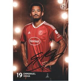 Autogramm Fussball | Fortuna Düsseldorf | 2022 | Emmanuel IYOHA