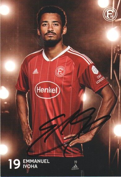 Autogramm Fussball | Fortuna Düsseldorf | 2022 | Emmanuel IYOHA