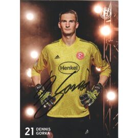 Autogramm Fussball | Fortuna Düsseldorf | 2022 | Dennis GORKA