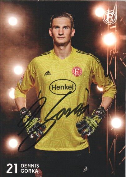 Autogramm Fussball | Fortuna Düsseldorf | 2022 | Dennis GORKA