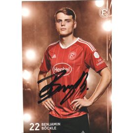 Autogramm Fussball | Fortuna Düsseldorf | 2022 | Benjamin BÖCKLE
