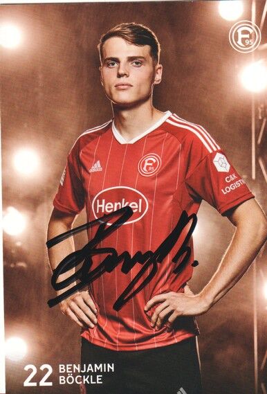 Autogramm Fussball | Fortuna Düsseldorf | 2022 | Benjamin BÖCKLE