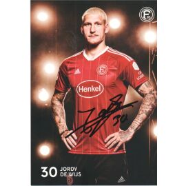 Autogramm Fussball | Fortuna Düsseldorf | 2022 | Jordy DE WIJS