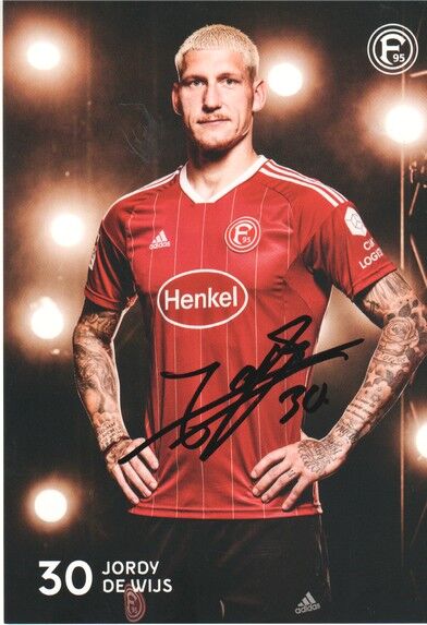 Autogramm Fussball | Fortuna Düsseldorf | 2022 | Jordy DE WIJS