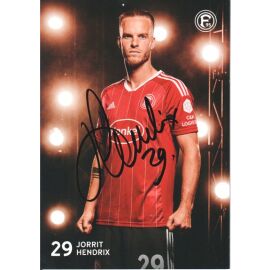 Autogramm Fussball | Fortuna Düsseldorf | 2022 | Jorrit HENDRIX