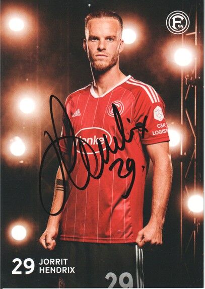 Autogramm Fussball | Fortuna Düsseldorf | 2022 | Jorrit HENDRIX