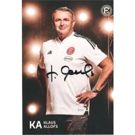 Autogramm Fussball | Fortuna Düsseldorf | 2022 | Klaus ALLOFS