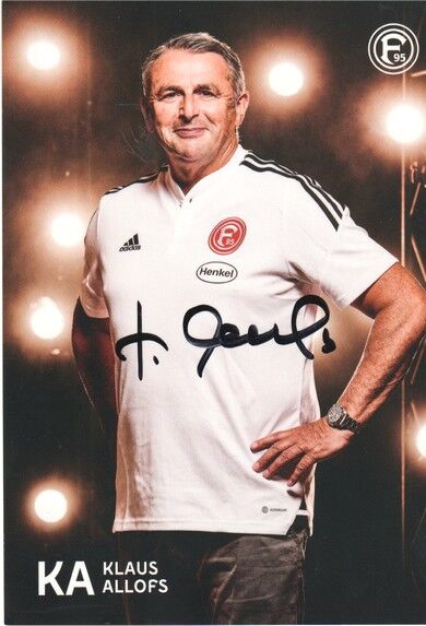 Autogramm Fussball | Fortuna Düsseldorf | 2022 | Klaus ALLOFS