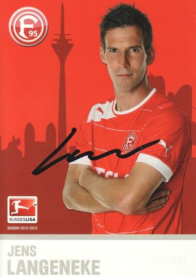 Autogramm Fussball | Fortuna Düsseldorf | 2012 | Jens LANGENEKE