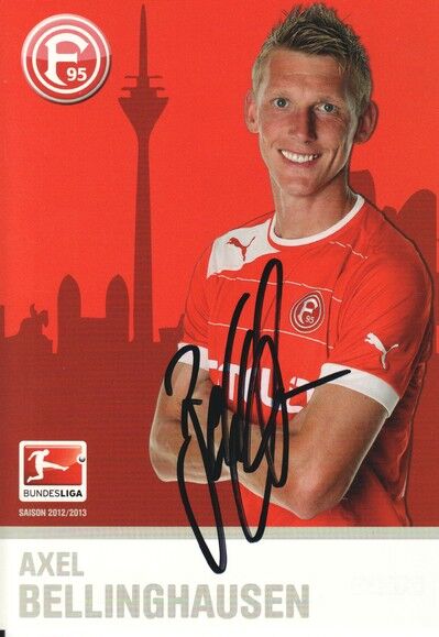 Autogramm Fussball | Fortuna Düsseldorf | 2012 | Axel BELLINGHAUSEN