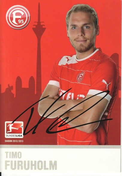Autogramm Fussball | Fortuna Düsseldorf | 2012 | Timo FUROHOLM