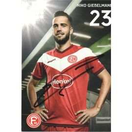 Autogramm Fussball | Fortuna Düsseldorf | 2018 | Niko GIESSELMANN