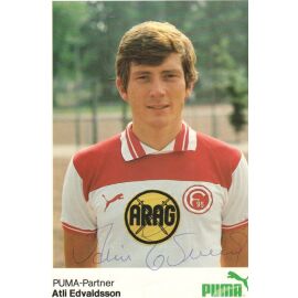 Autogramm Fussball | Fortuna Düsseldorf | 1981 | Atli EDVALDSSON