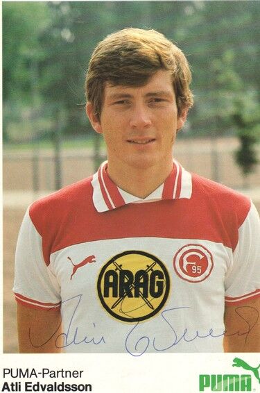 Autogramm Fussball | Fortuna Düsseldorf | 1981 | Atli EDVALDSSON