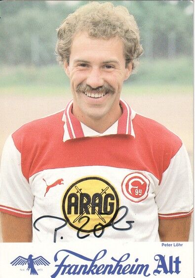 Autogramm Fussball | Fortuna Düsseldorf | 1984 | Peter LÖHR