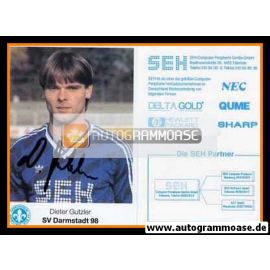 Autogramm Fussball | SV Darmstadt 98 | 1988 | Dieter GUTZLER