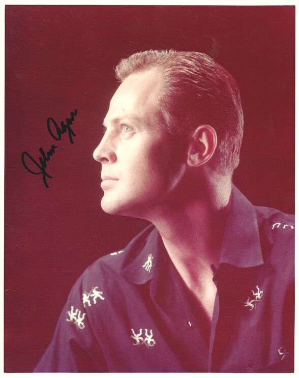 Autogramm Film (USA) | John AGAR | 1960er (Portrait Color XL)